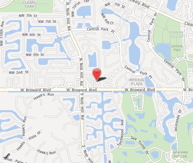 Location Map: 137 NW 100th Ave Plantation, FL 33324